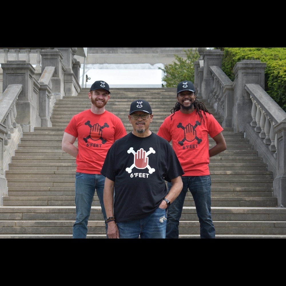 6’ FEET Hand And Cross Bones Tee Shirt